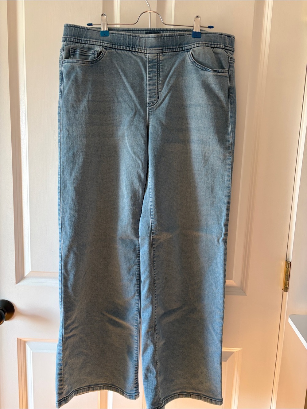 JJill Pure Jill Classic Light Blue Women's Wide-Leg Jeans Size M